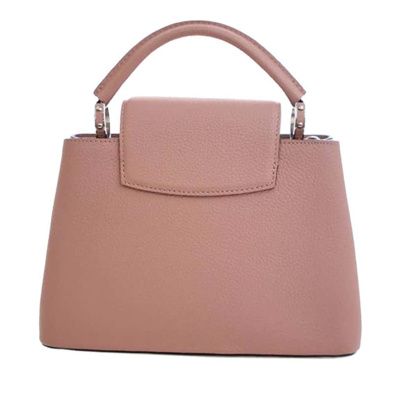 Louis Vuitton Taurillon Capucines BB Pink Leather Good condition - Back View