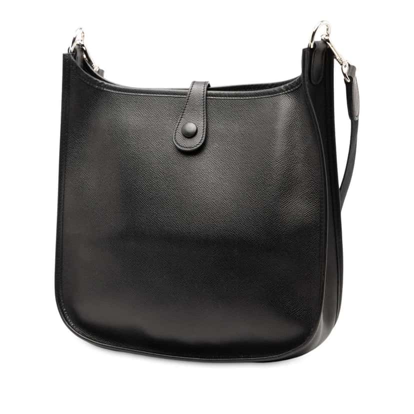 Hermès Epsom Evelyne I 29 Black Leather Good condition - Back View