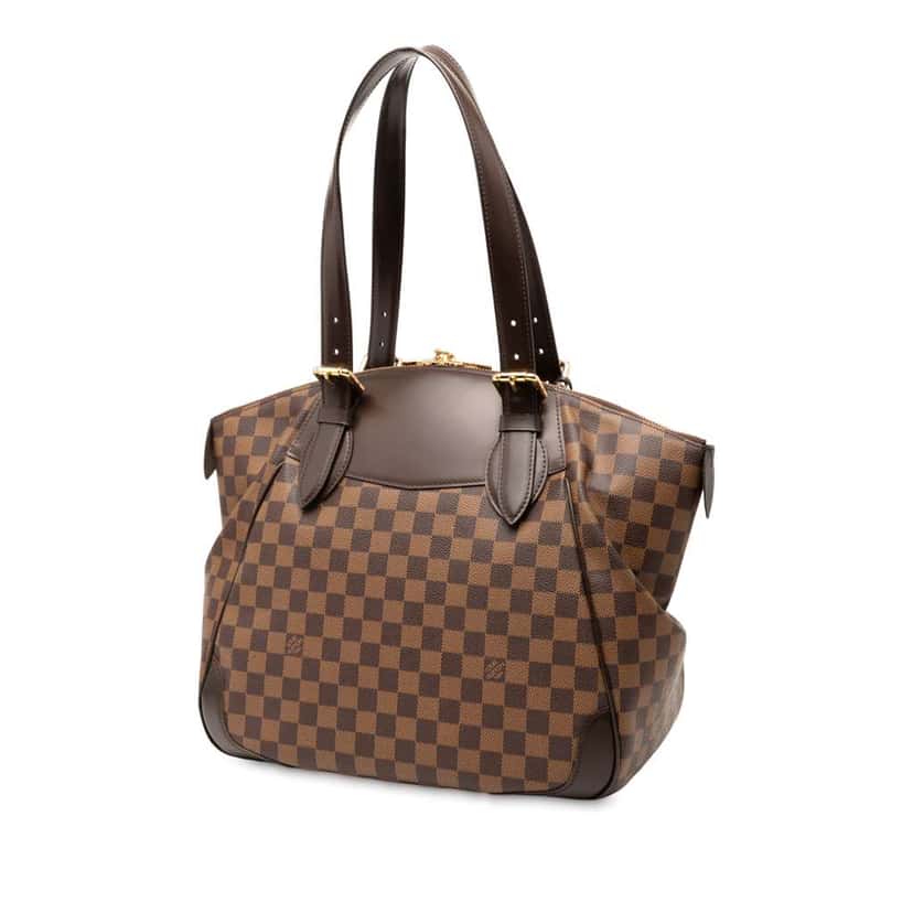 Louis Vuitton Damier Ebene Verona GM Brown Good condition - Back View