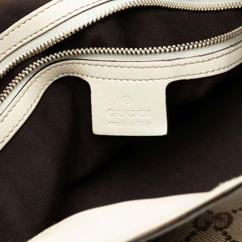 Gucci GG Canvas Peggy Bamboo Hobo Brown Canvas Good condition - Box View