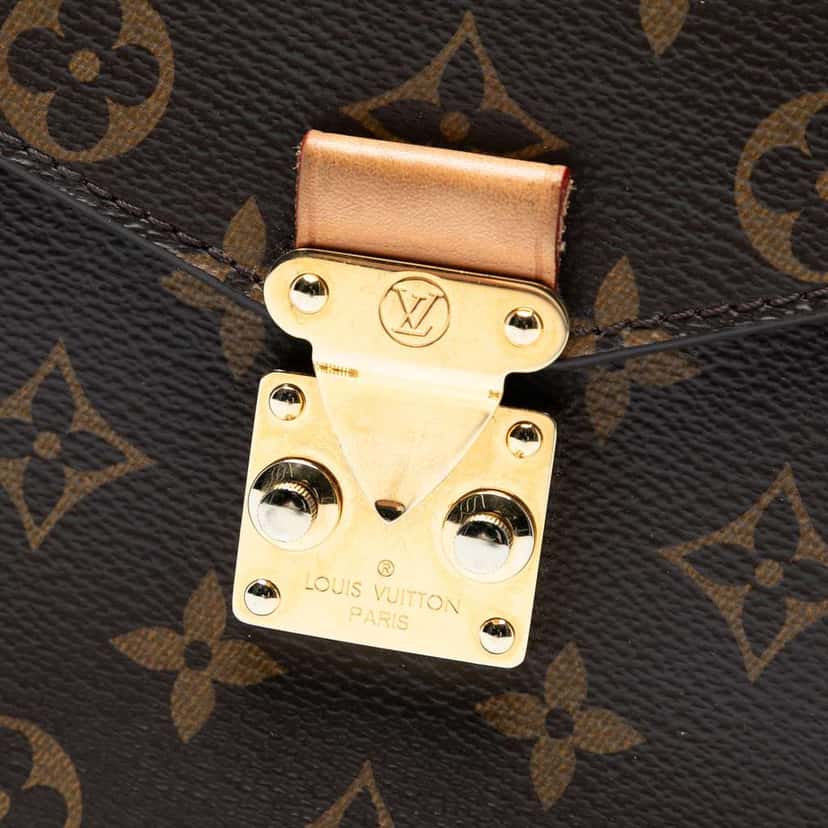 Louis Vuitton Monogram Pochette Metis Brown Good condition - Box View