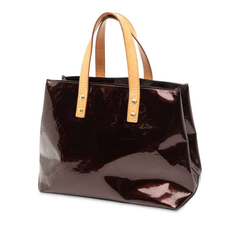 Louis Vuitton Monogram Vernis Reade PM Purple Leather Good condition - Back View
