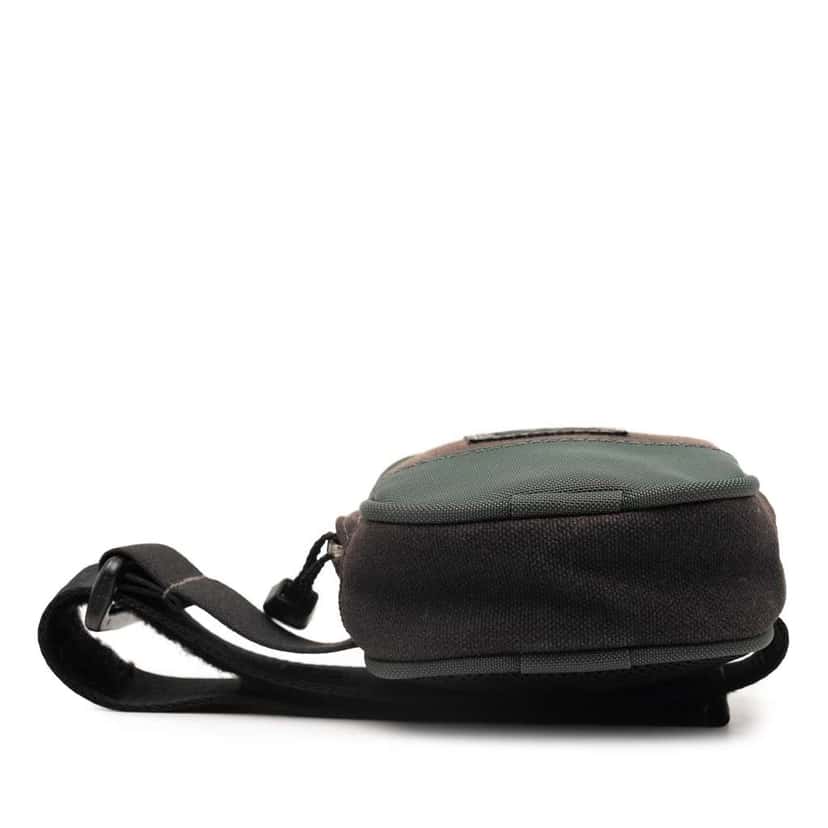 Chanel CC Sports Line Canvas and Nylon Arm Pouch Brown Canvas Good condition - Inside View