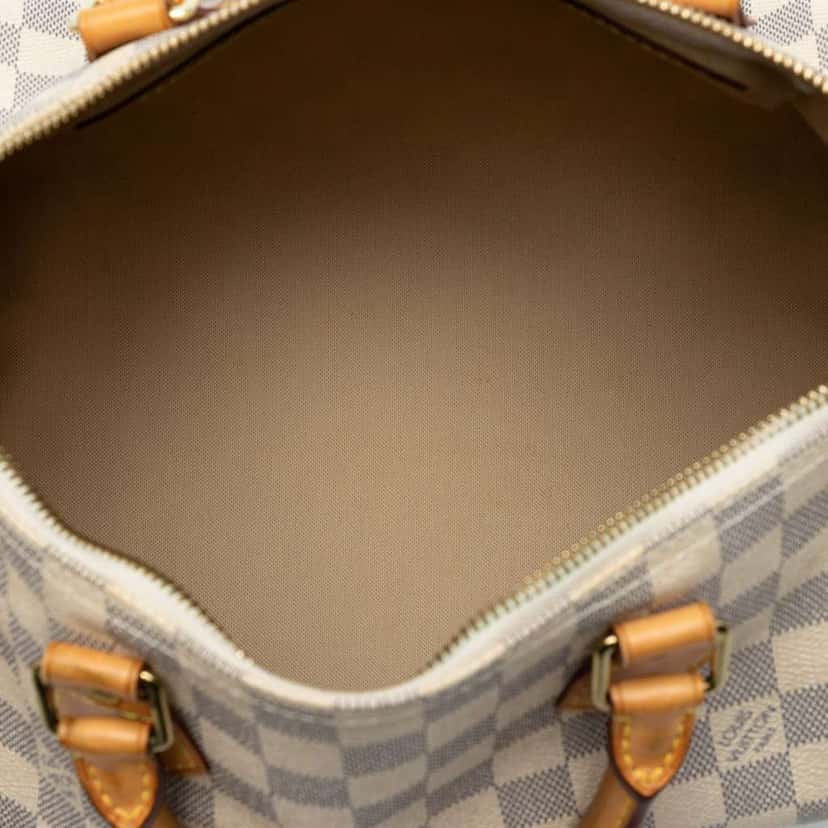 Louis Vuitton Damier Azur Speedy Bandouliere 30 White Good condition - Model View
