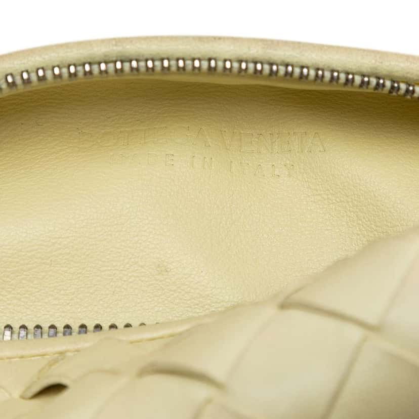 Bottega Veneta Mini Nappa Intrecciato Jodie Yellow Leather Good condition - Box View