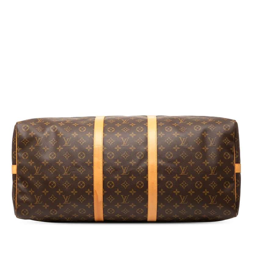 Louis Vuitton Monogram Keepall Bandouliere 60 Brown Good condition - Inside View