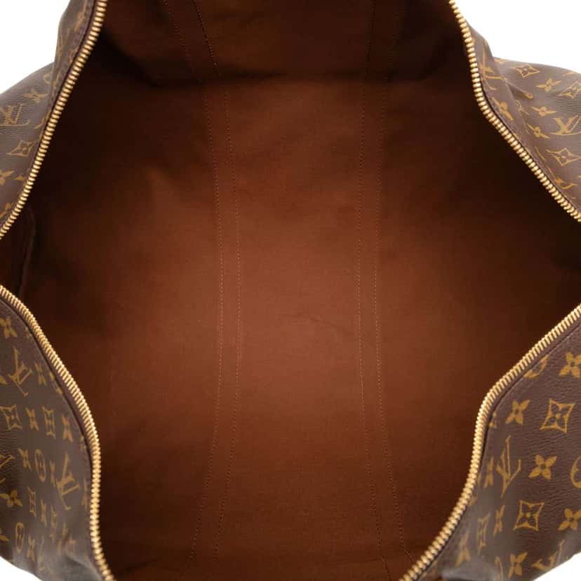 Louis Vuitton Monogram Keepall Bandouliere 60 Brown Good condition - Model View