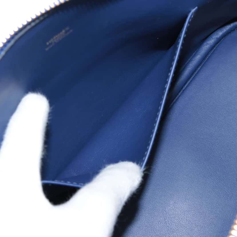 Hermès Evercolor 1923 Bolide 25 Blue Leather Good condition - Box View