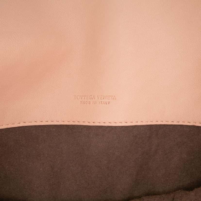 Bottega Veneta Nappa Intrecciato Clutch Brown Leather Good condition - Box View