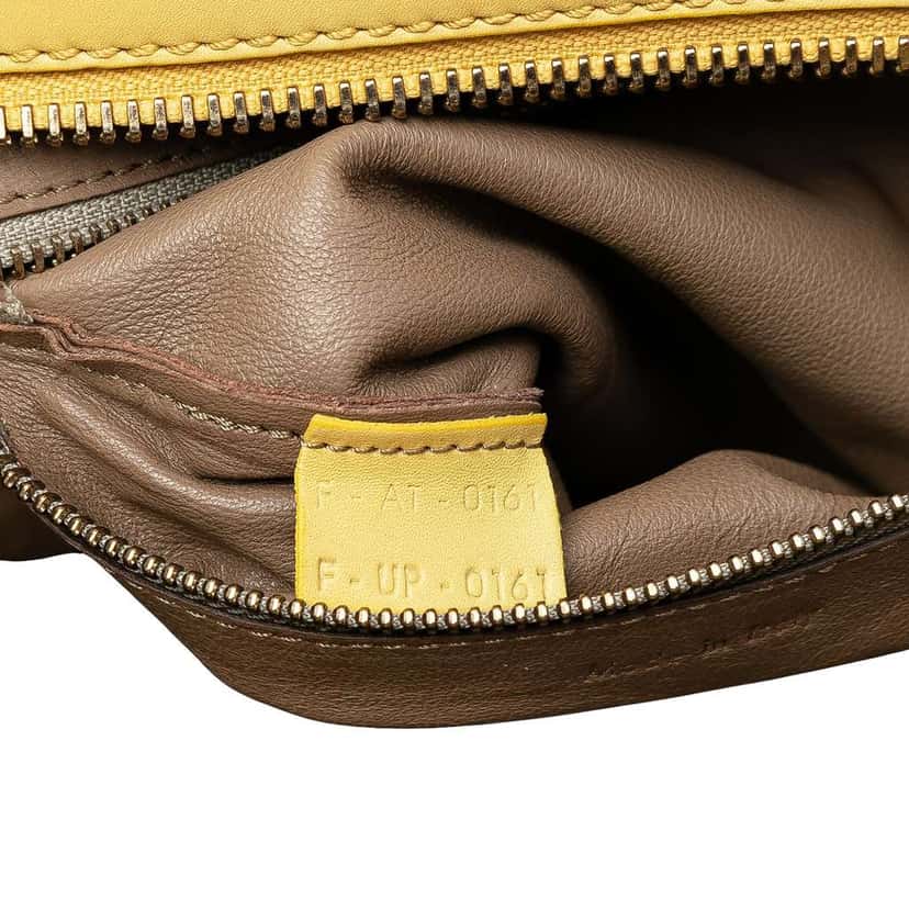 Celine Mini Leather Luggage Tote Yellow Leather Good condition - Box View
