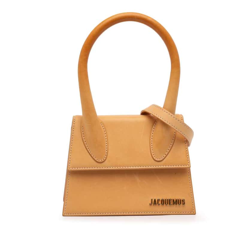 Jacquemus Le Chiquito Moyen Brown Leather Good condition - Front View