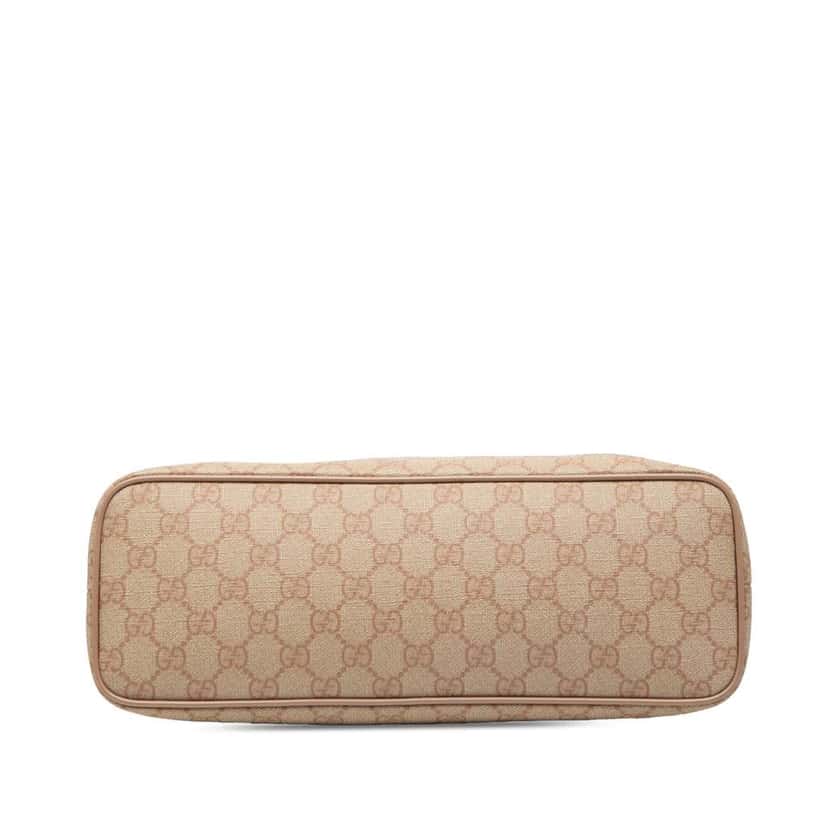 Gucci Small GG Supreme Convertible Tote Brown Canvas Good condition - Inside View