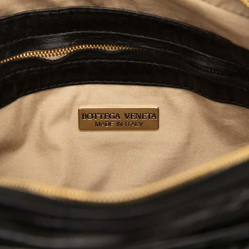 Bottega Veneta Nappa Intrecciato Crossbody Black Leather Good condition - Box View