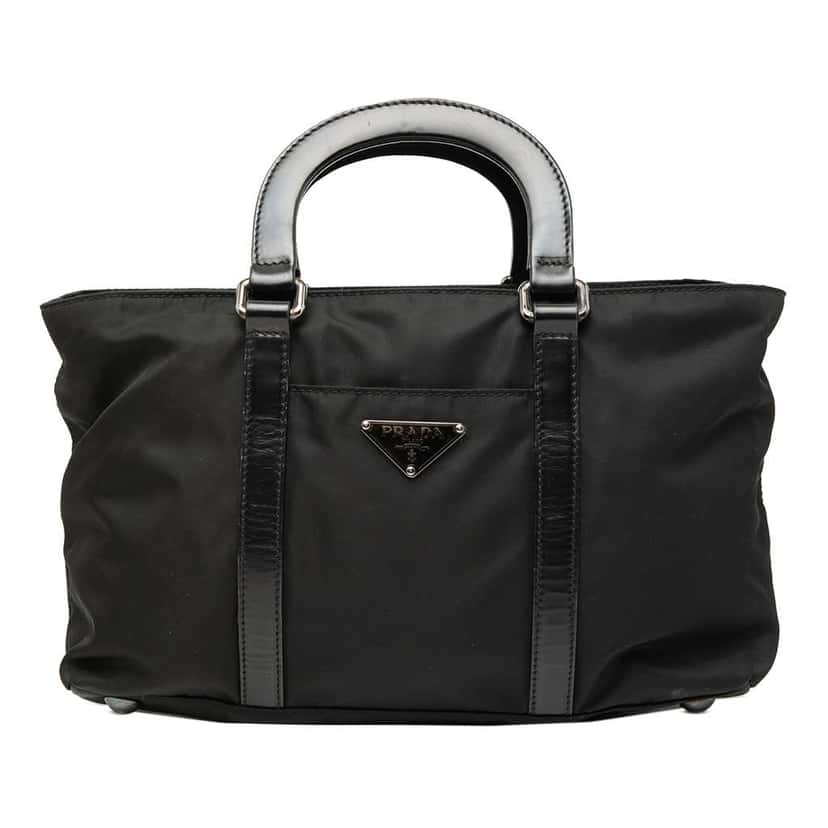 Prada Tessuto Satchel Black Good condition - Front View