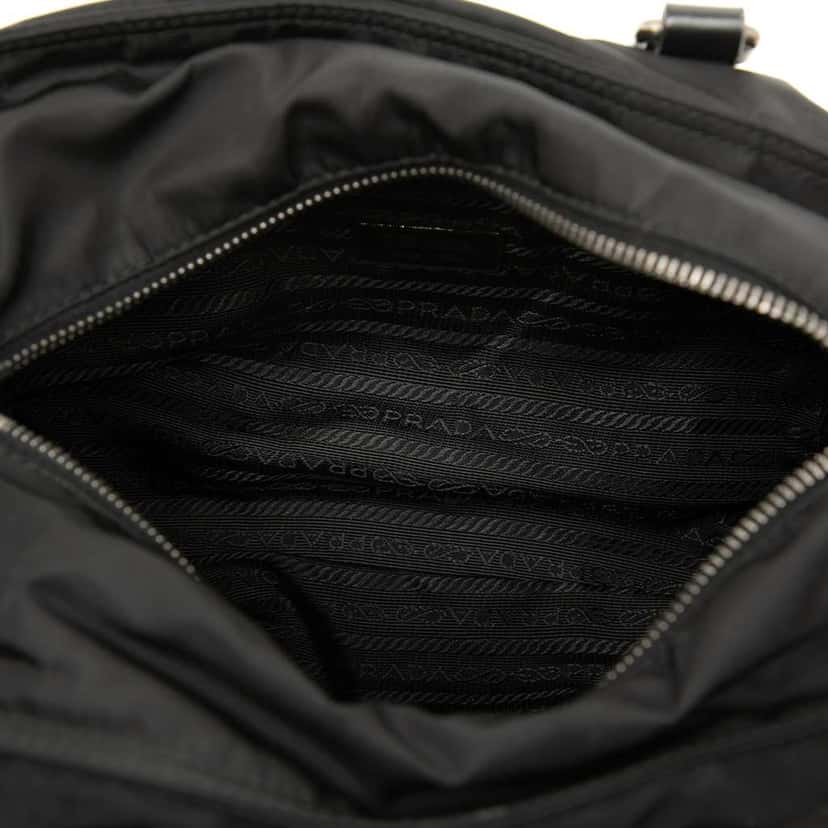 Prada Tessuto Satchel Black Good condition - Model View