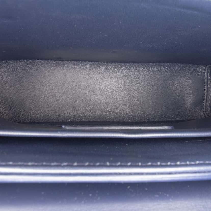 Dior Leather 30 Montaigne Box Bag Blue Leather Very good condition - Model View