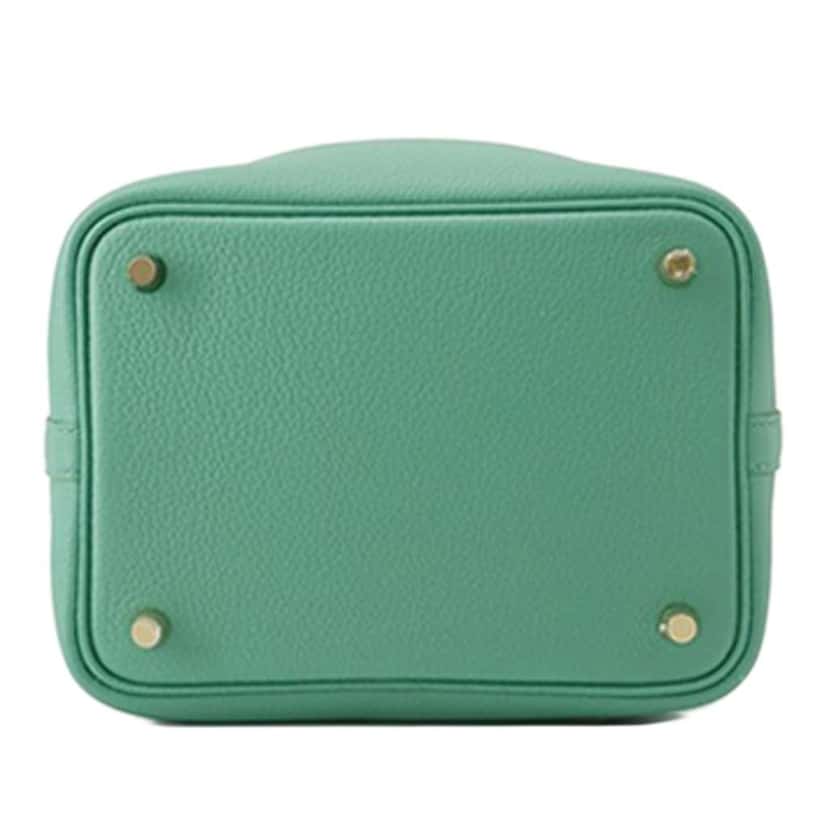 Hermès Maurice Picotin Lock 18 Green Leather Good condition - Inside View