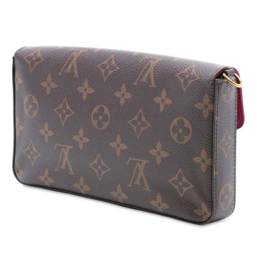 Louis Vuitton Monogram Pochette Felicie Brown Good condition - Back View