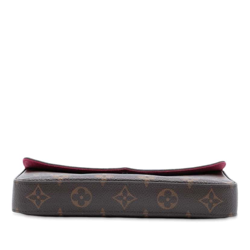 Louis Vuitton Monogram Pochette Felicie Brown Good condition - Inside View