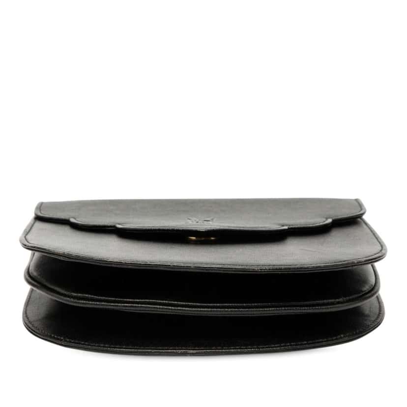 Saint Laurent Leather Shoulder Bag Black Leather Good condition - Inside View