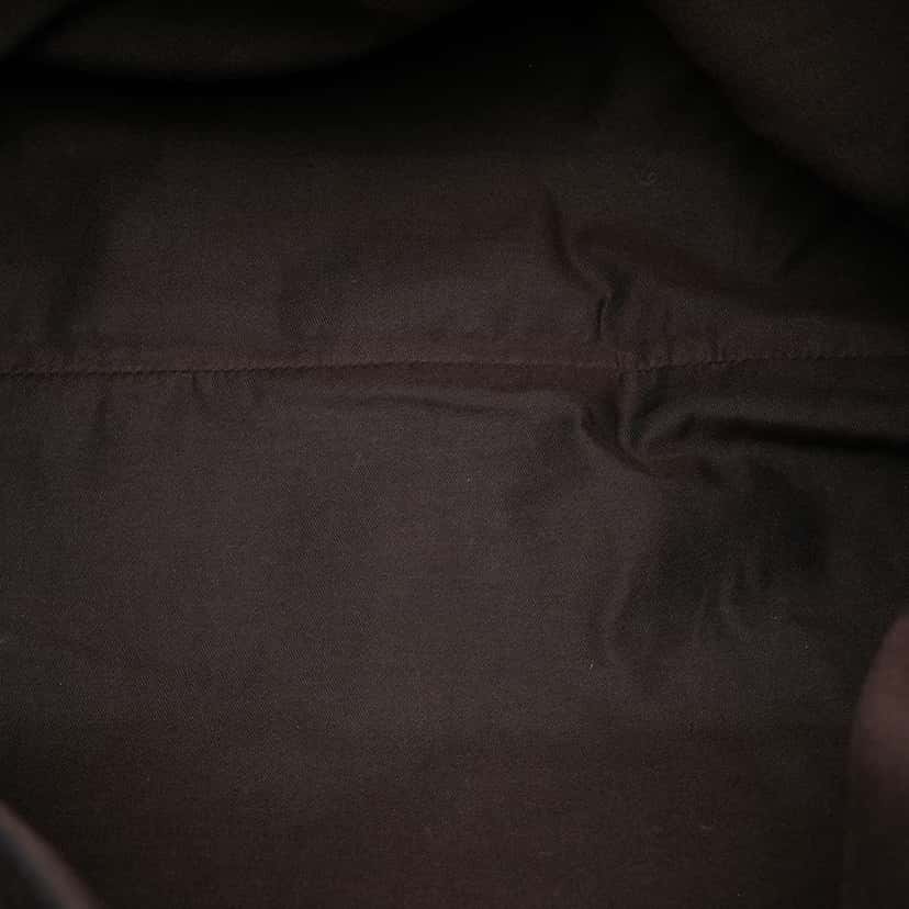 Gucci GG Canvas Web Tote Brown Canvas Good condition - Model View