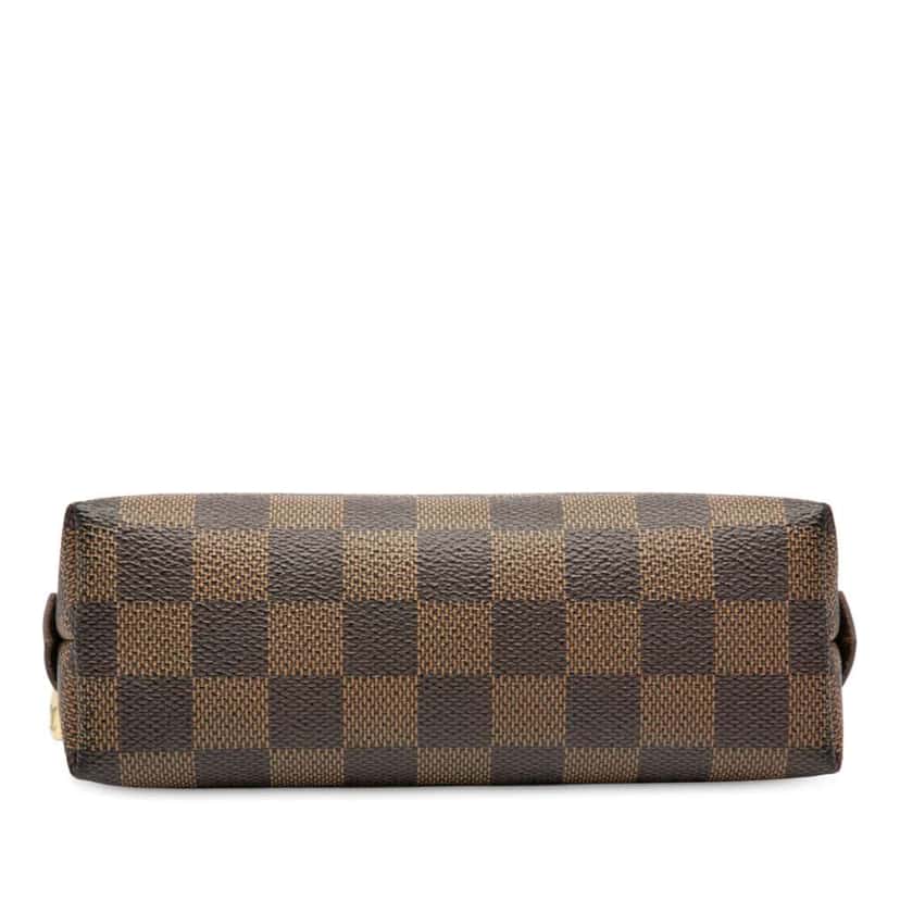 Louis Vuitton Damier Ebene Cosmetic Pouch PM Brown Good condition - Inside View