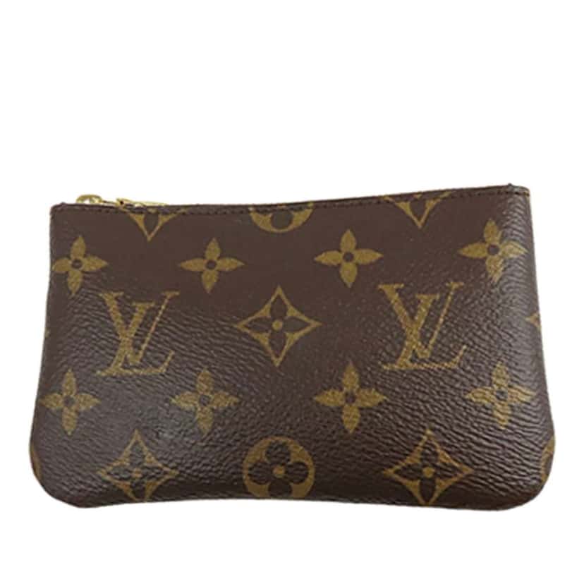 Louis Vuitton Monogram Key Pouch S Brown Good condition - Front View