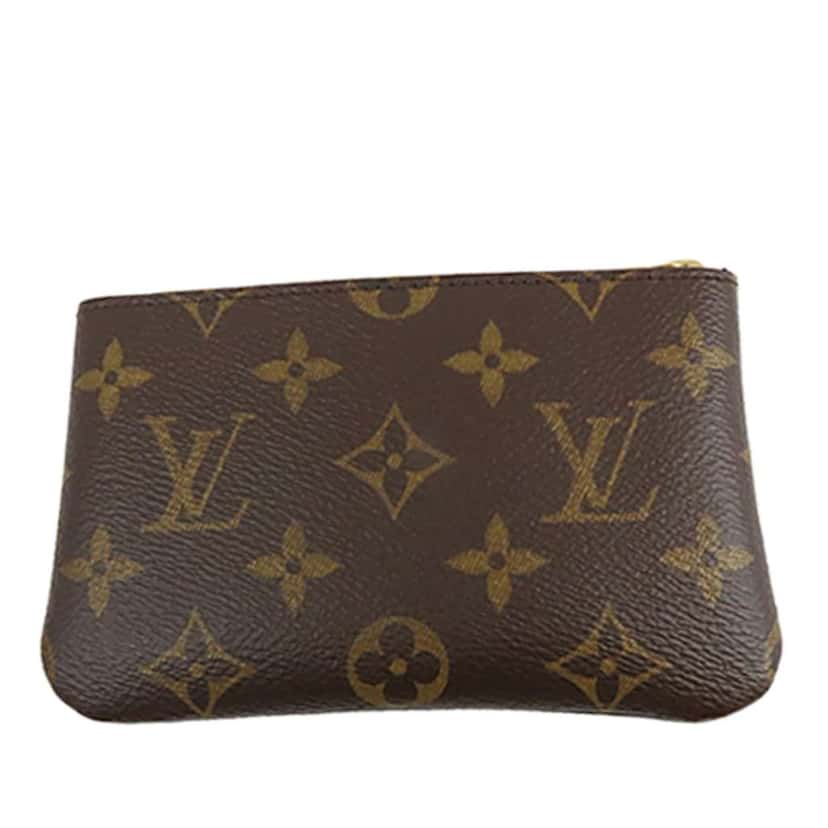 Louis Vuitton Monogram Key Pouch S Brown Good condition - Back View