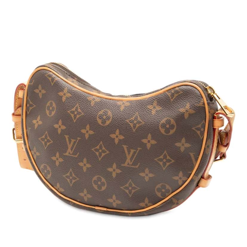 Louis Vuitton Monogram Croissant MM Brown Good condition - Back View
