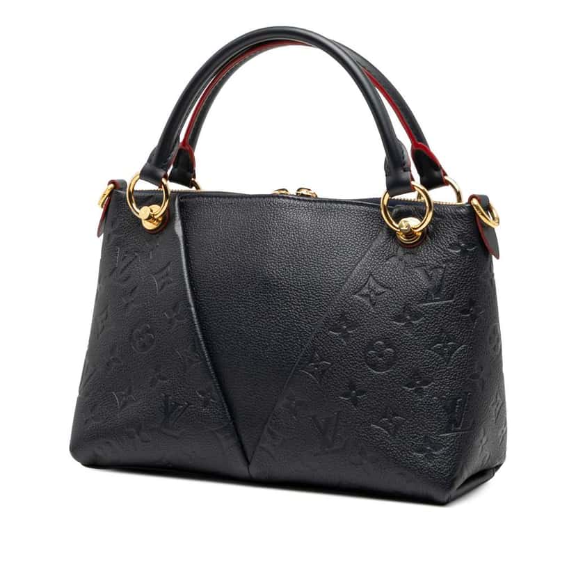 Louis Vuitton Monogram Empreinte V Tote BB Blue Leather Good condition - Back View