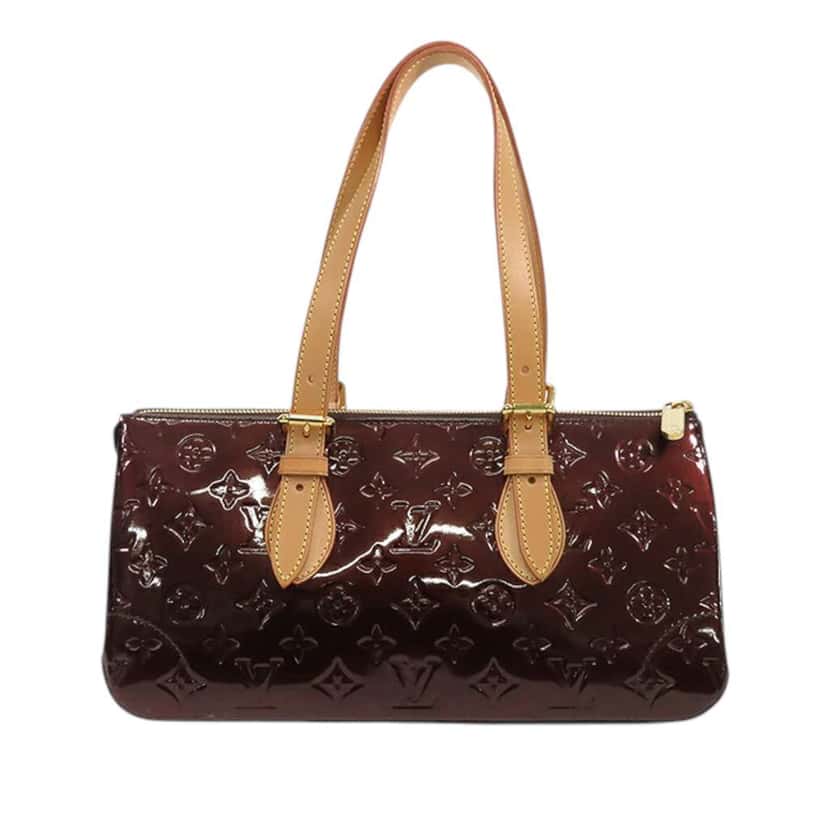 Louis Vuitton Monogram Vernis Rosewood Avenue Purple Leather Good condition - Front View