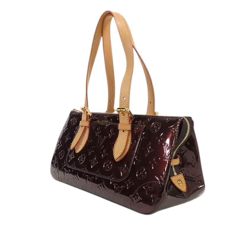 Louis Vuitton Monogram Vernis Rosewood Avenue Purple Leather Good condition - Back View