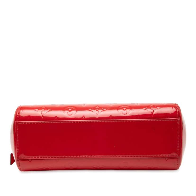 Louis Vuitton Monogram Vernis Montaigne BB Red Leather Good condition - Inside View