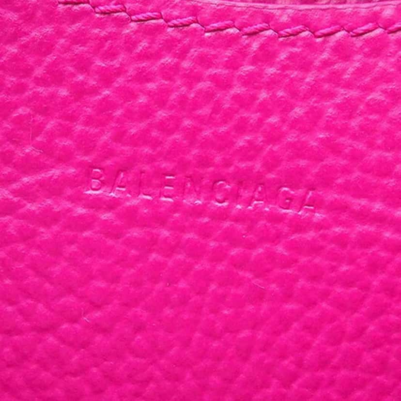 Balenciaga Nano Grained Calfskin Neo Classic City Satchel Pink Leather Good condition - Box View