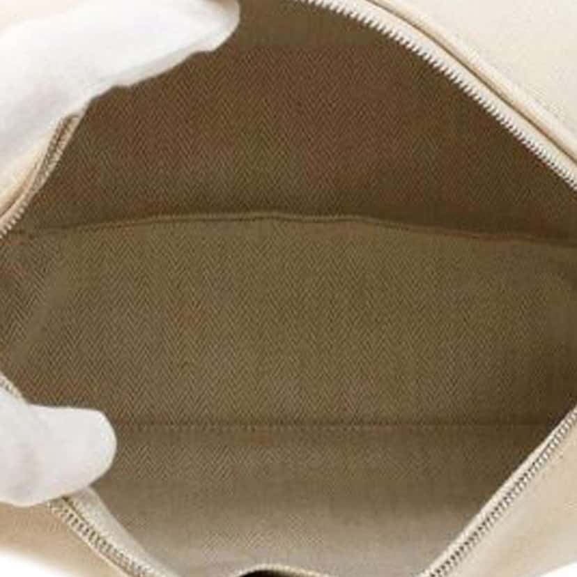 Hermès Small Toile Bride A Brac Case Brown Canvas Good condition - Model View