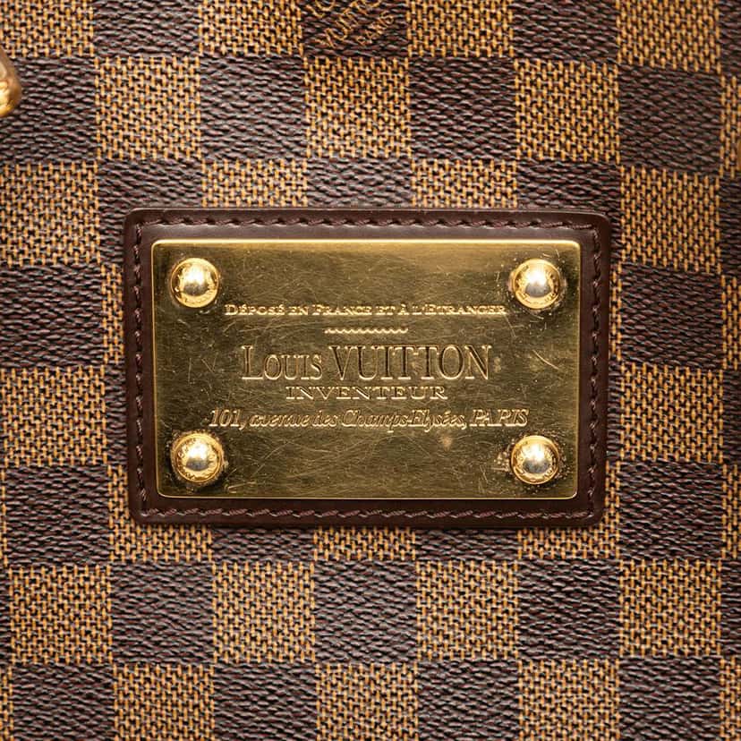 Louis Vuitton Damier Ebene Hampstead MM Brown Good condition - Box View
