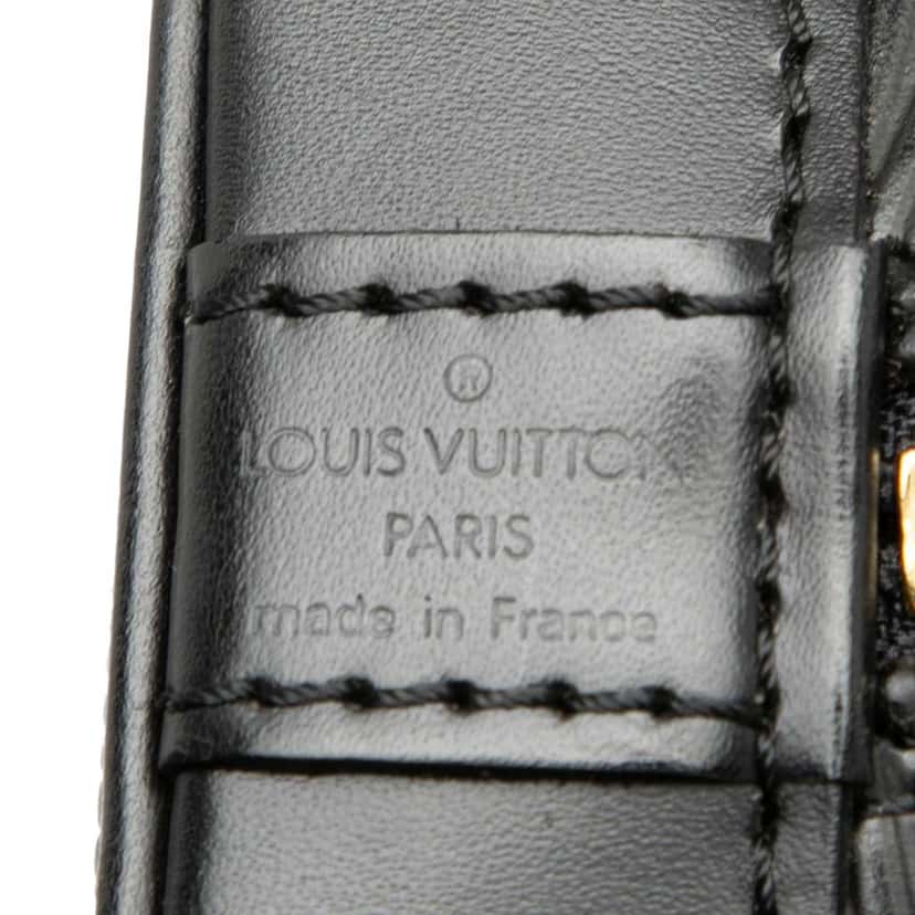 Louis Vuitton Epi Alma PM Black Leather Good condition - Box View
