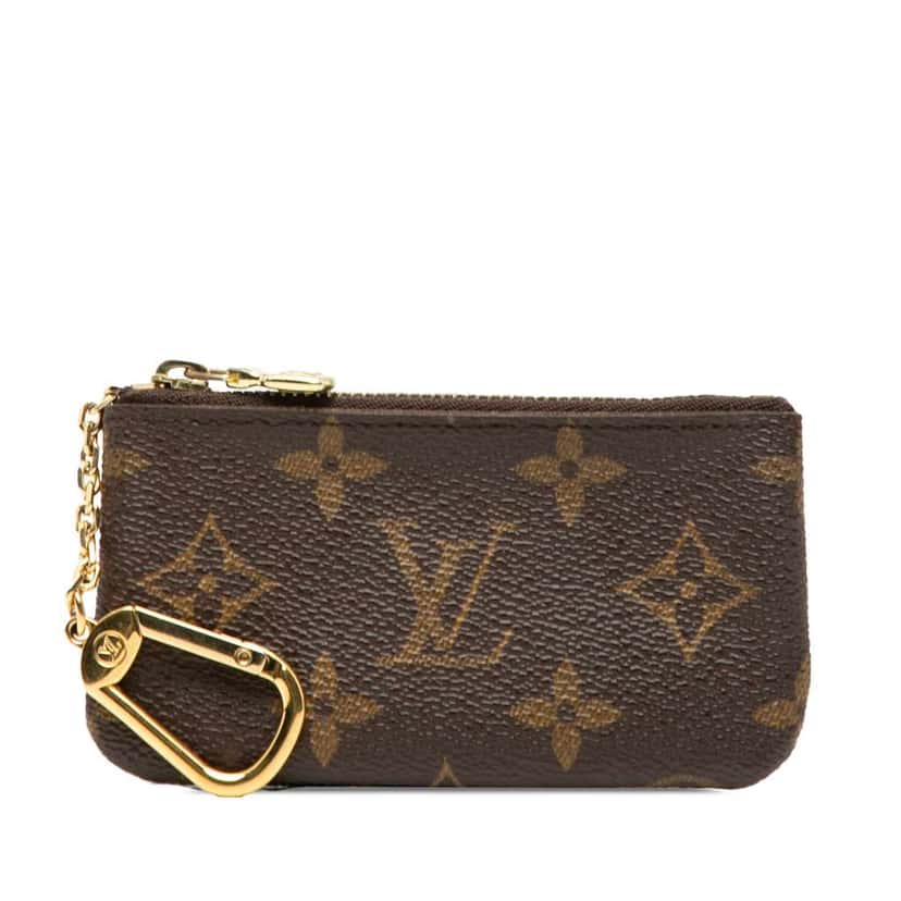 Louis Vuitton Monogram Pochette Cles Brown Good condition - Front View