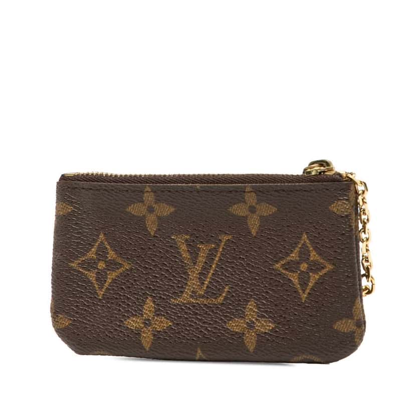 Louis Vuitton Monogram Pochette Cles Brown Good condition - Back View