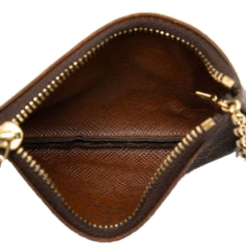 Louis Vuitton Monogram Pochette Cles Brown Good condition - Model View