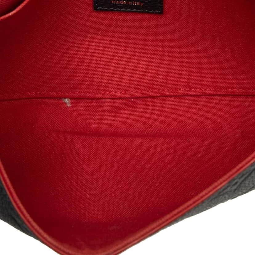 Louis Vuitton Monogram Empreinte Pochette Felicie Blue Leather Good condition - Model View