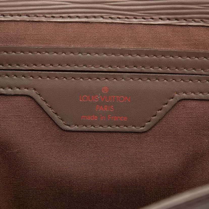 Louis Vuitton Epi Sac Plat PM Brown Leather Good condition - Box View