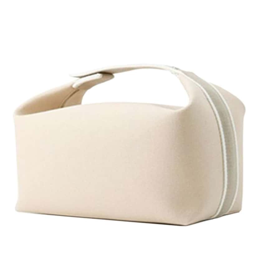 Hermès Large Toile Bride A Brac Case Brown Canvas Very good condition - Back View