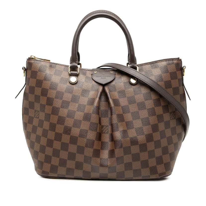 Louis Vuitton Damier Ebene Siena MM Brown Good condition - Front View