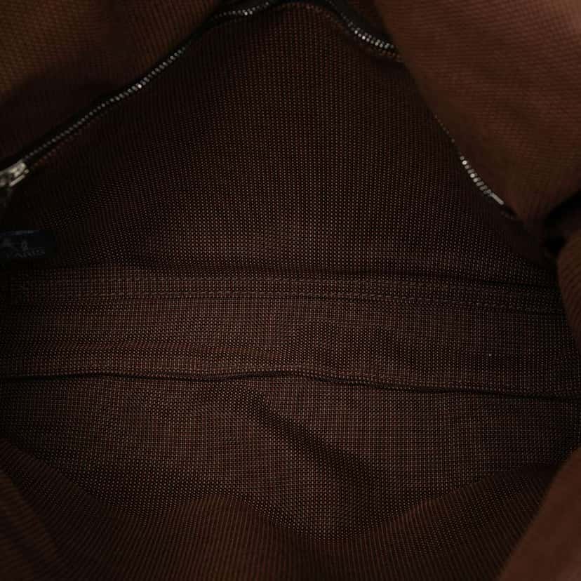 Hermès Canvas Herline Messenger Brown Canvas Good condition - Model View
