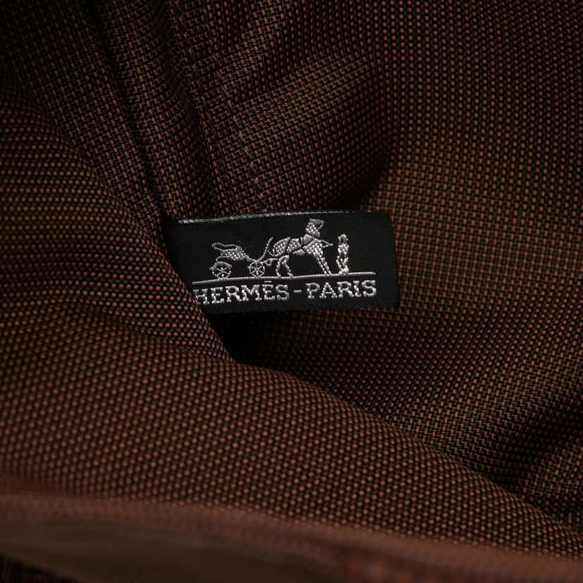 Hermès Canvas Herline Messenger Brown Canvas Good condition - Box View