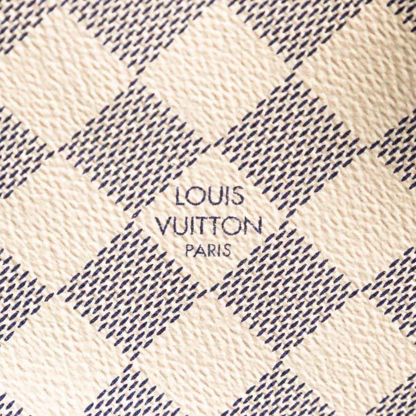 Louis Vuitton Damier Azur Speedy 30 White Good condition - Box View