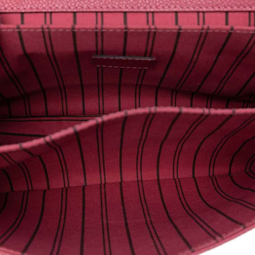 Louis Vuitton Monogram Empreinte Pochette Metis Pink Leather Good condition - Model View
