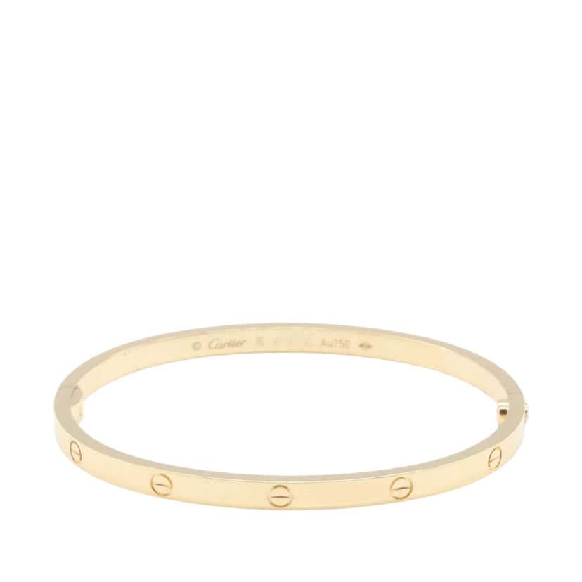 Cartier 18K Yellow Gold Small Love Bracelet Gold Gold Good condition - Front View