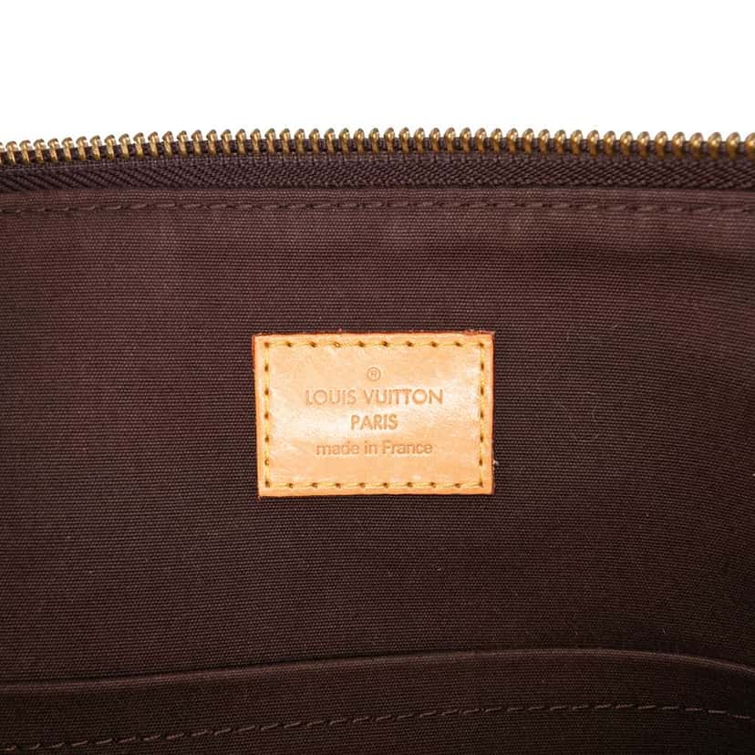 Louis Vuitton Monogram Vernis Bellevue GM Purple Leather Good condition - Box View